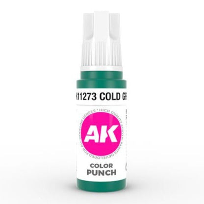 AK Interactive 3rd Gen Acrylic - Cold Green Color Punch (AK11273)