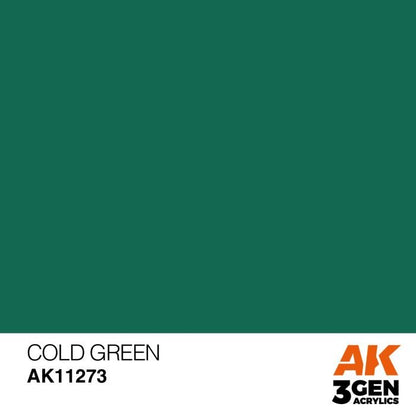 AK Interactive 3rd Gen Acrylic - Cold Green Color Punch (AK11273)