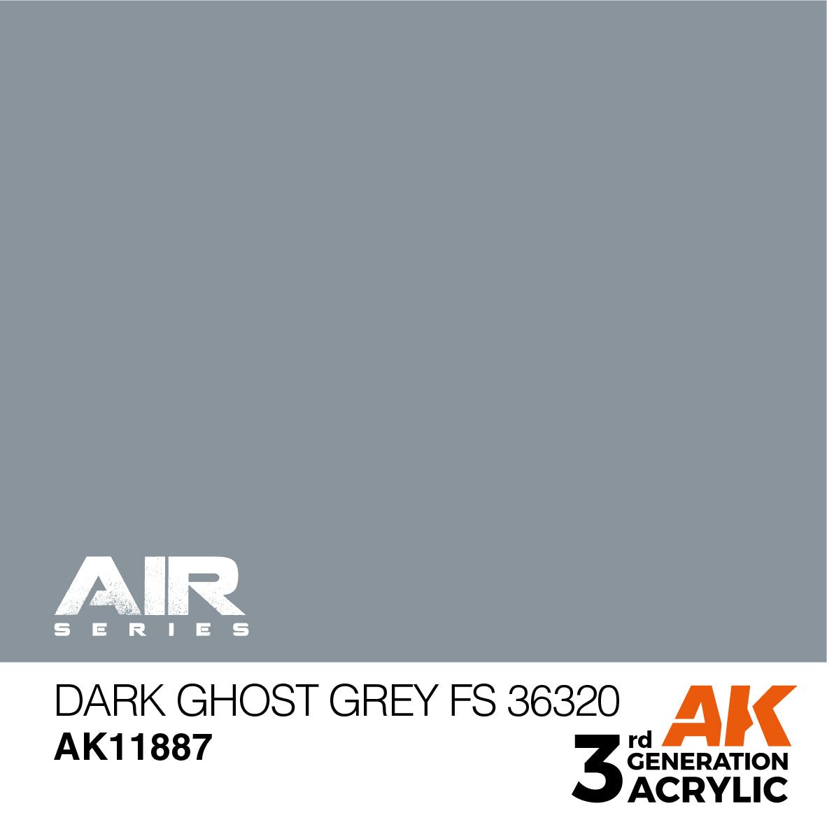 AK Interactive 3rd Gen Acrylic Dark Ghost Grey FS 36320 (AK11887)