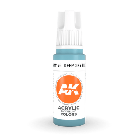 AK Interactive 3rd Gen Acrylic - Deep Sky Blue 17ml (AK11176)
