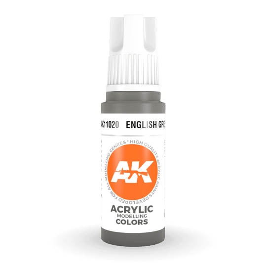 AK Interactive 3rd Gen Acrylic - English Grey 17ml (AK11020)