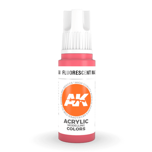 AK Interactive 3rd Gen Acrylic - Fluorescent Magenta 17ml (AK11068)