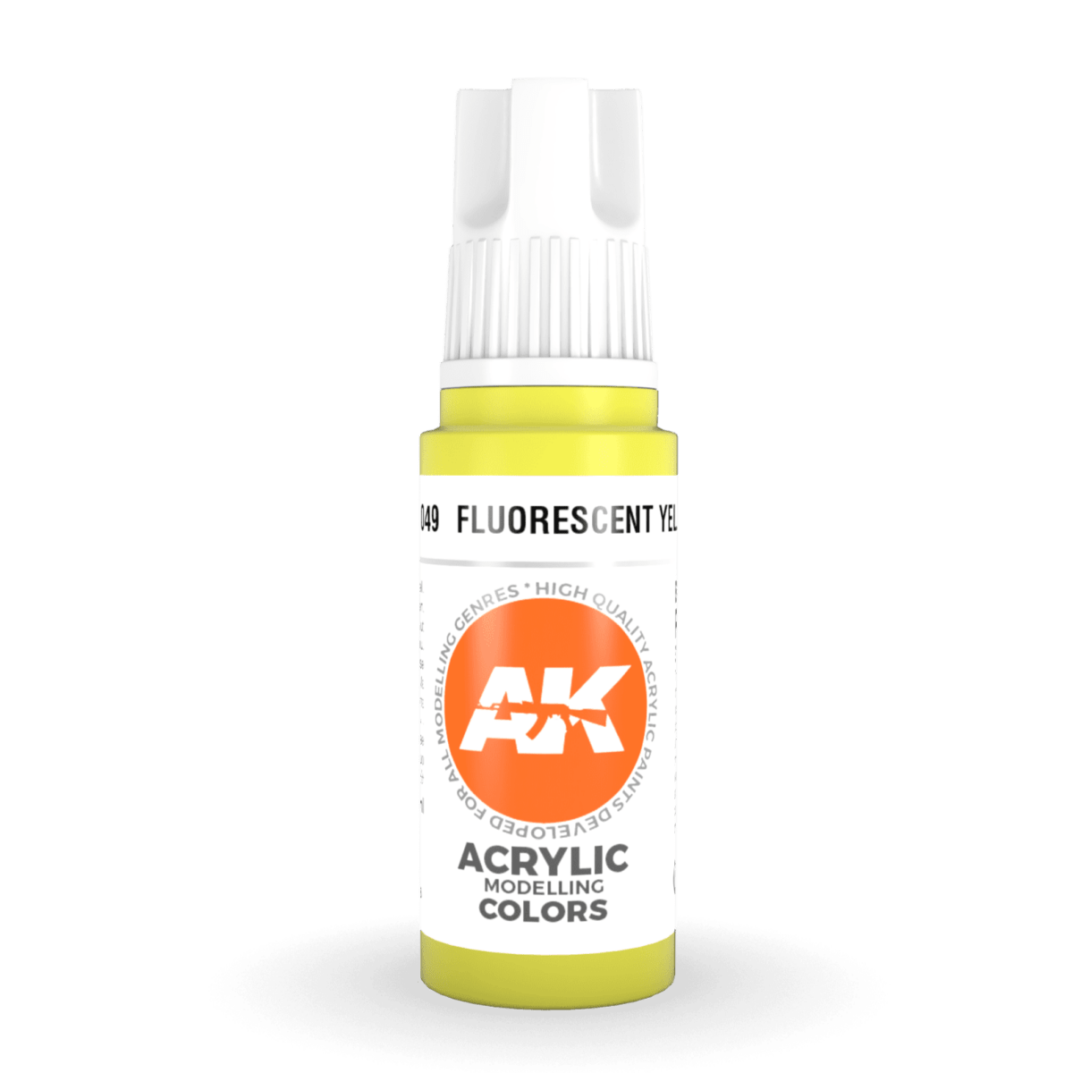 AK Interactive 3rd Gen Acrylic - Fluorescent Yellow 17ml (AK11049)