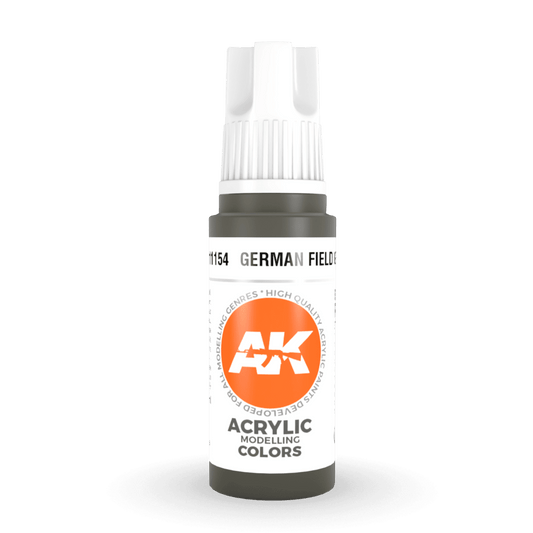 AK Interactive 3rd Gen Acrylic - German Field Grey 17ml (AK11154)