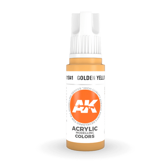 AK Interactive 3rd Gen Acrylic - Golden Yellow 17ml (AK11041)