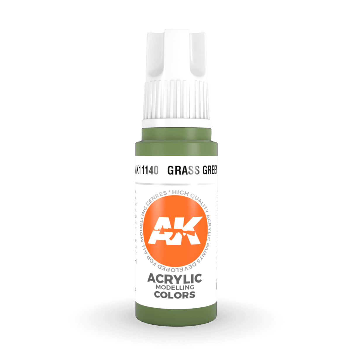 AK Interactive 3rd Gen Acrylic - Grass Green 17ml (AK11140)