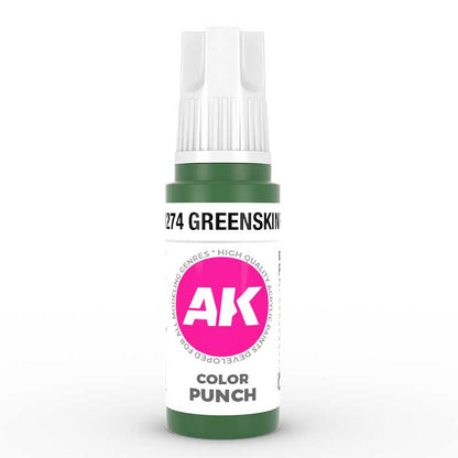 AK Interactive 3rd Gen Acrylic - Greenskin Punch Color Punch (AK11274)
