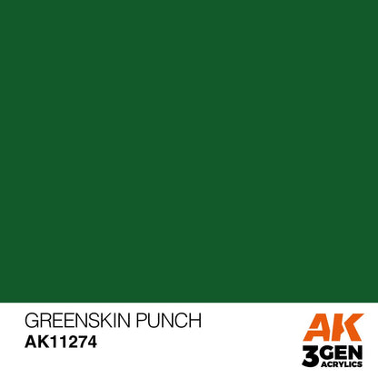 AK Interactive 3rd Gen Acrylic - Greenskin Punch Color Punch (AK11274)