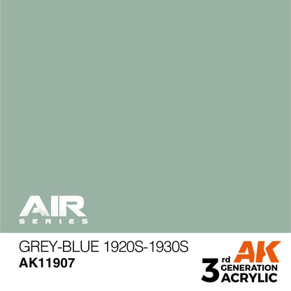 AK Interactive 3rd Gen Acrylic Grey-Blue 1920s-1930s (AK11907)