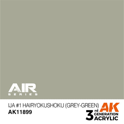 AK Interactive 3rd Gen Acrylic IJA #1 Hairyokushoku (Grey-Green) (AK11899)