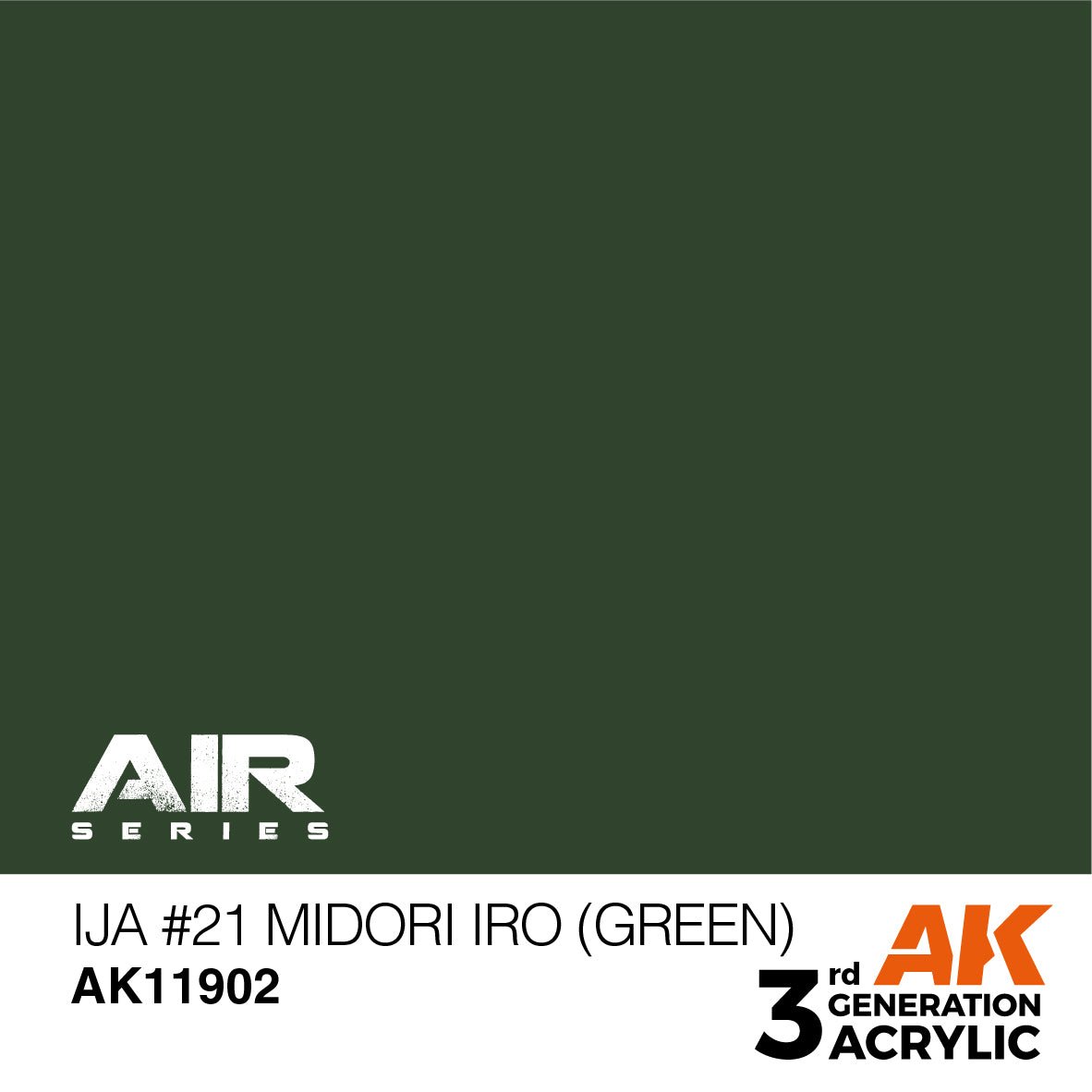 AK Interactive 3rd Gen Acrylic IJA #21 Midori Iro (Green) (AK11902)