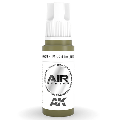 AK Interactive 3rd Gen Acrylic IJA #29 Ki Midori Iro (Yellow-Green) (AK11904)
