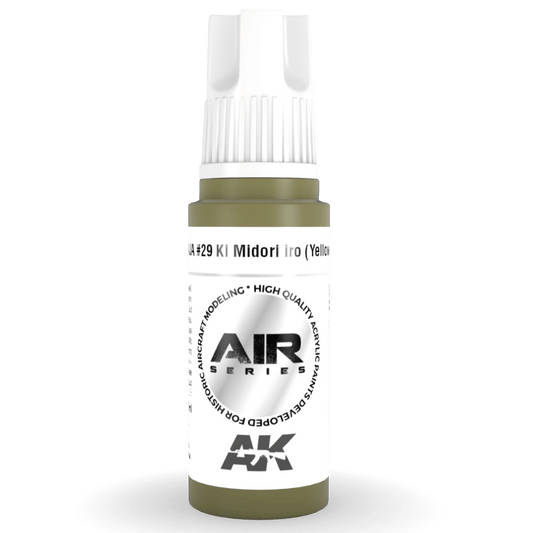 AK Interactive 3rd Gen Acrylic IJA #29 Ki Midori Iro (Yellow-Green) (AK11904)