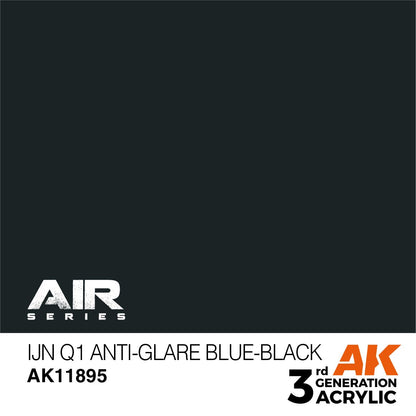 AK Interactive 3rd Gen Acrylic IJN Q1 Anti-Glare Blue-Black (AK11895)