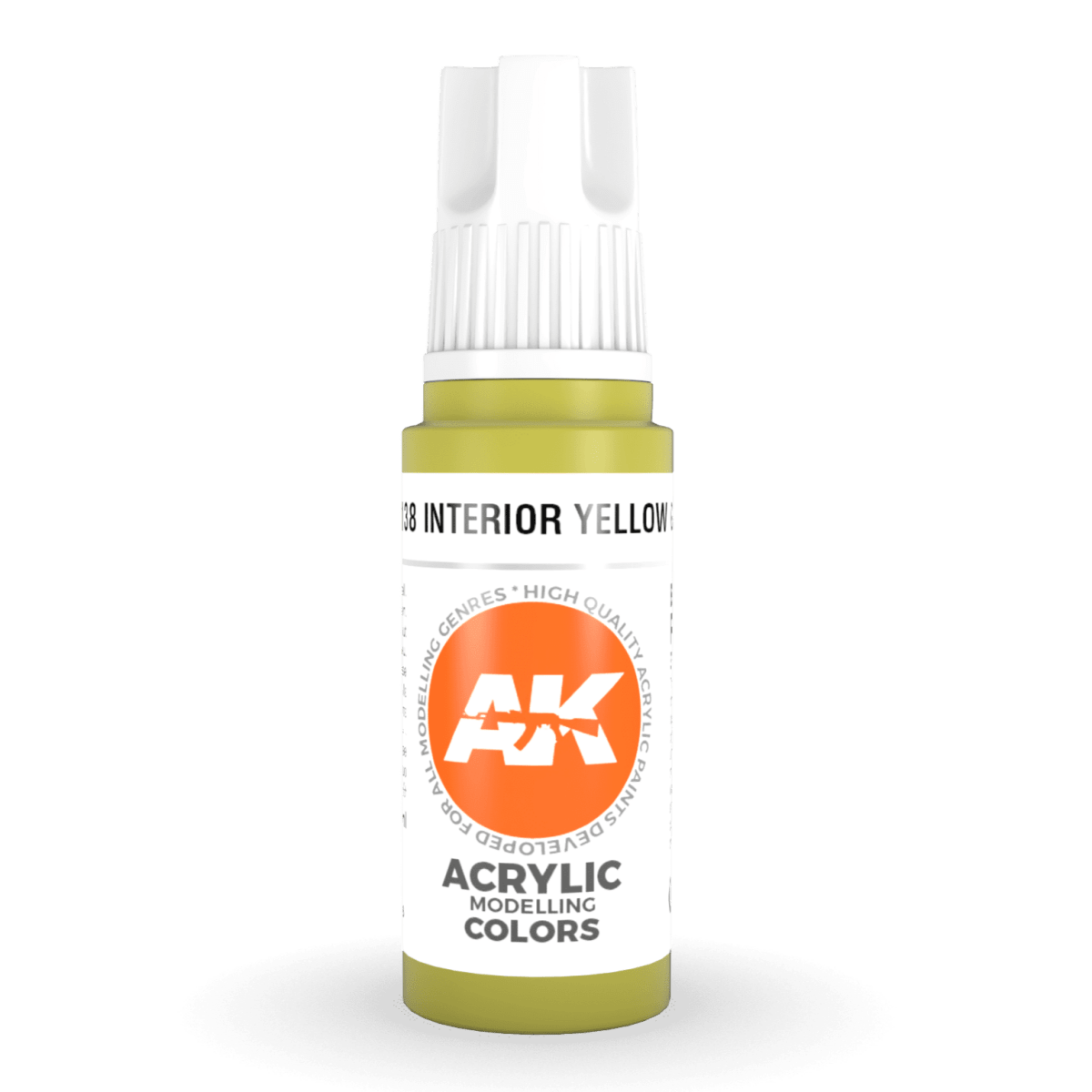 AK Interactive 3rd Gen Acrylic - Interior Yellow Green (Was Pear Green) 17ml (AK11138)