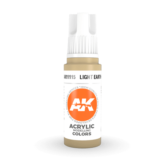 AK Interactive 3rd Gen Acrylic - Light Earth 17ml (AK11115)
