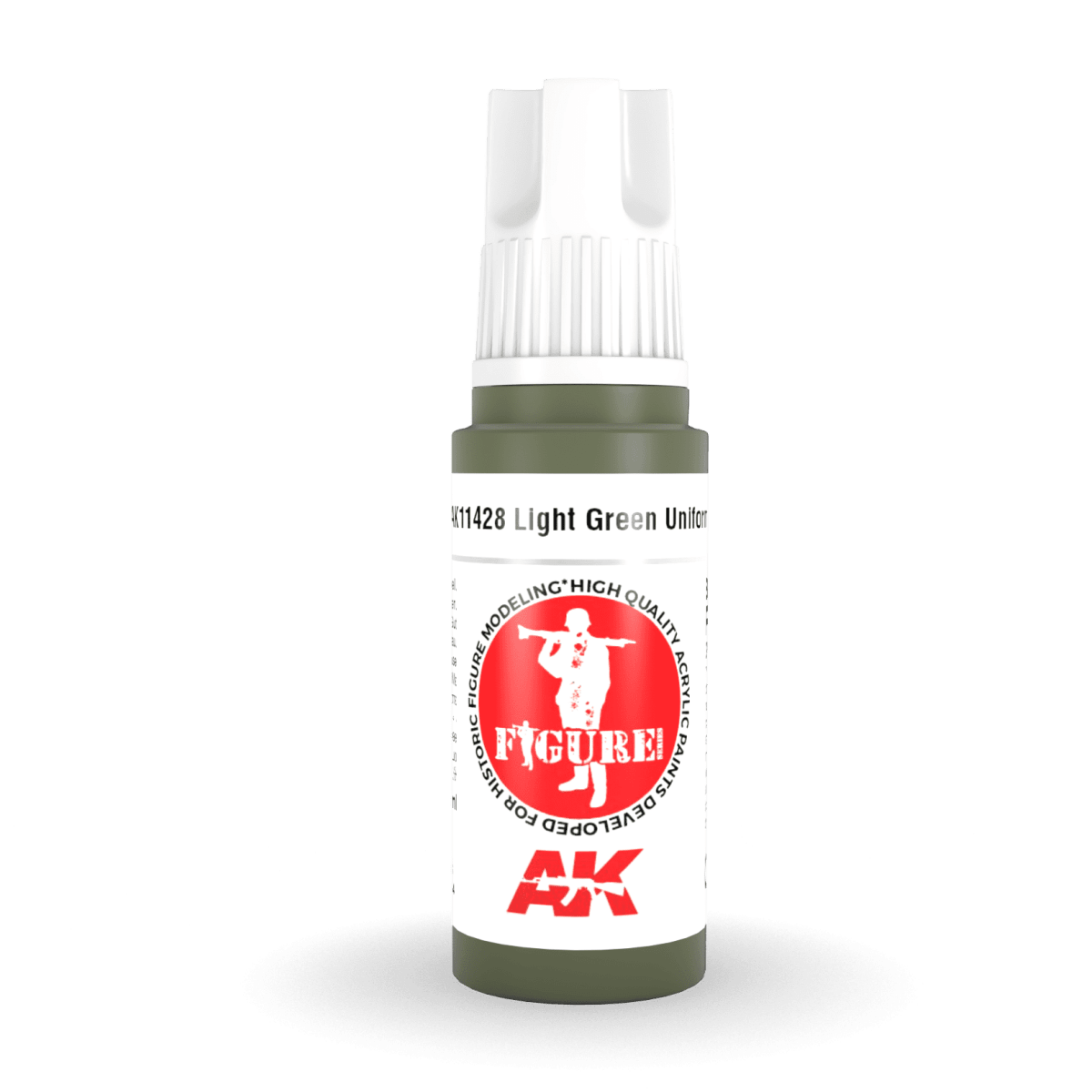AK Interactive 3rd Gen Acrylic - Light Green Uniform 17ml (AK11428)