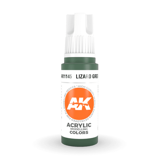 AK Interactive 3rd Gen Acrylic - Lizard Green 17ml (AK11145)