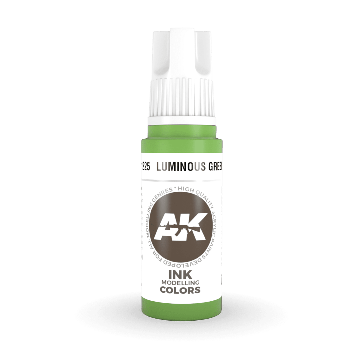 AK Interactive 3rd Gen Acrylic - Luminous Green INK 17ml (AK11225)
