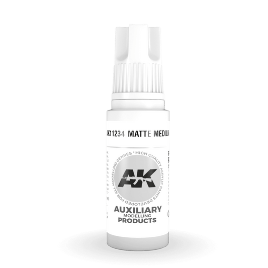 AK Interactive 3rd Gen Acrylic - Matte Medium 17ml (AK11234)