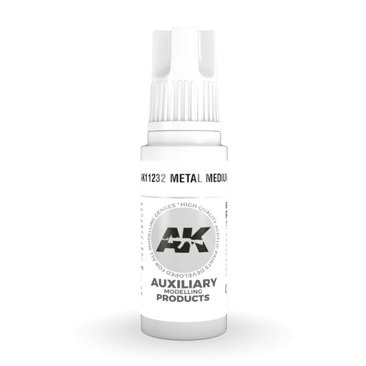 AK Interactive 3rd Gen Acrylic - Metal Medium 17ml (AK11232)