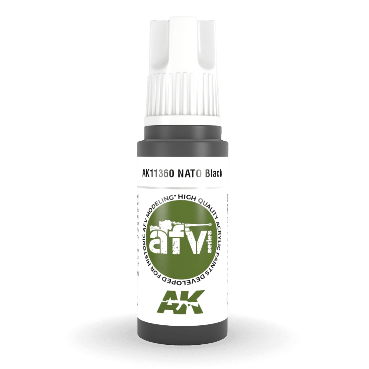 AK Interactive 3rd Gen Acrylic - NATO Black 17ml (AK11360)