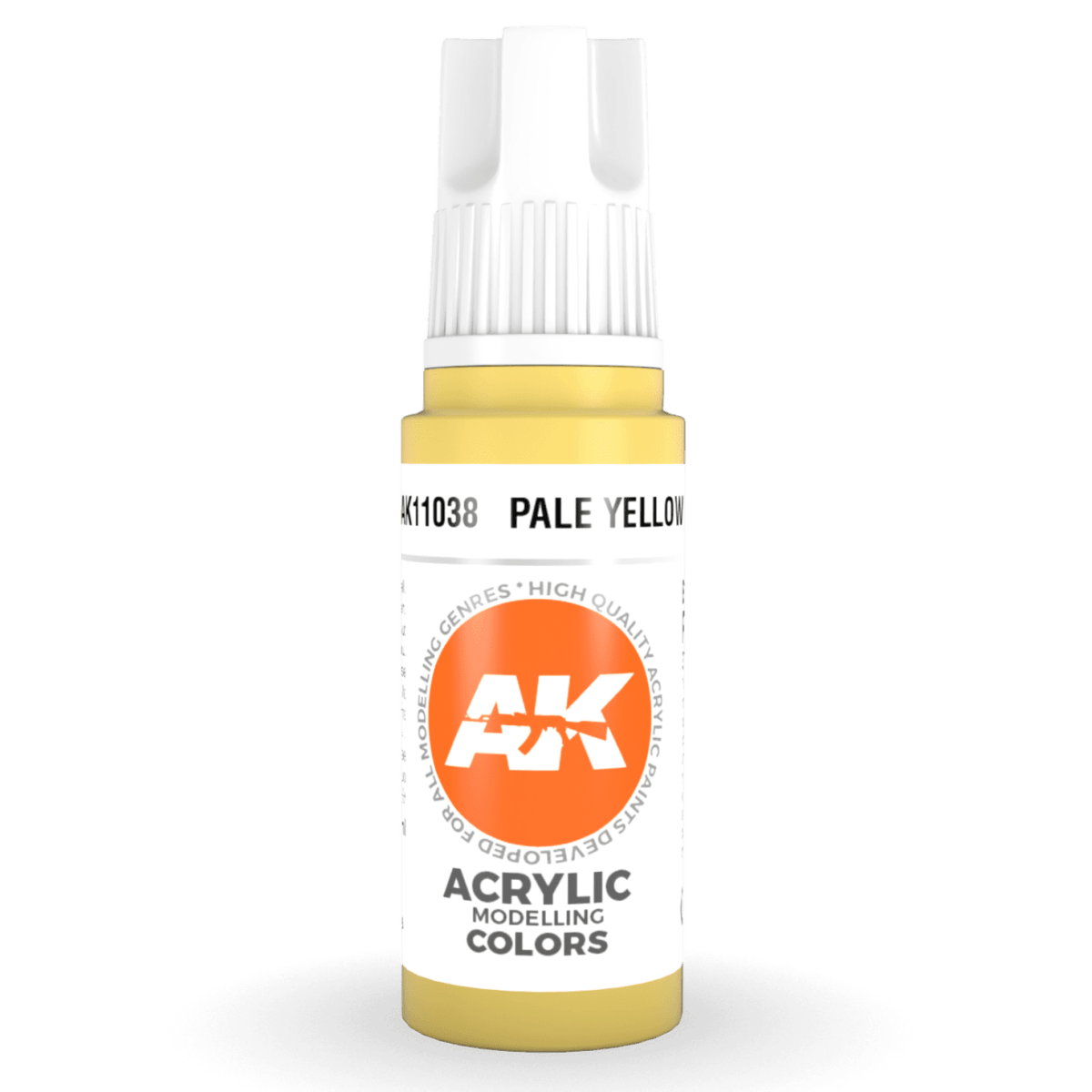 AK Interactive 3rd Gen Acrylic - Pale Yellow 17ml (AK11038)