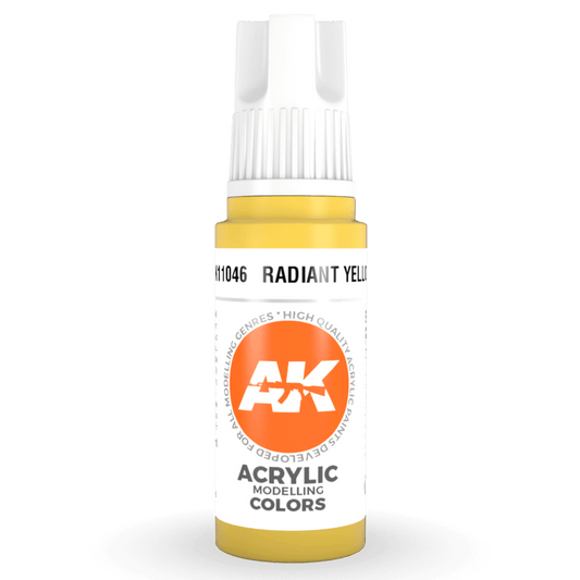 AK Interactive 3rd Gen Acrylic - Radiant Yellow 17ml (AK11046)