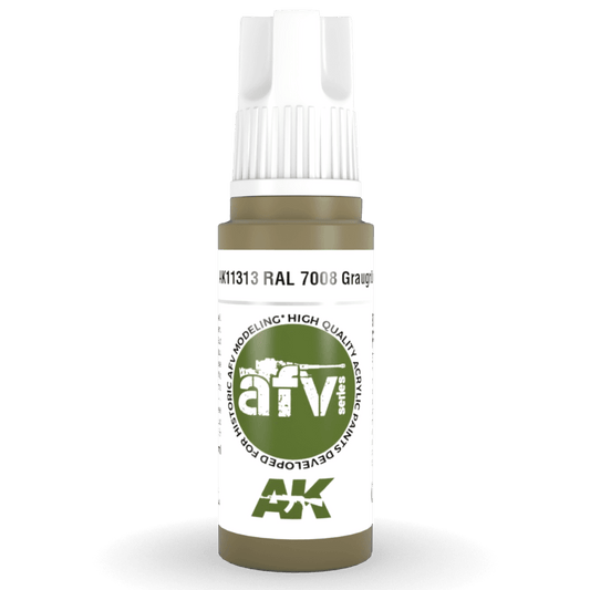 AK Interactive 3rd Gen Acrylic - RAL 7008 Graugrün 17ml (AK11313)