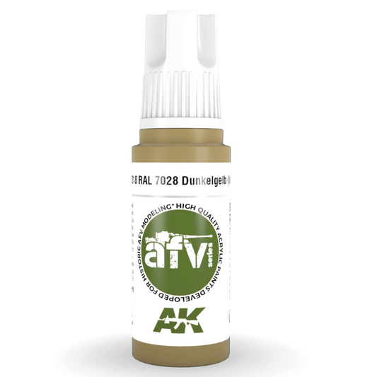 AK Interactive 3rd Gen Acrylic - RAL 7028 Dunkelgelb (Initial) 17ml (AK11318)