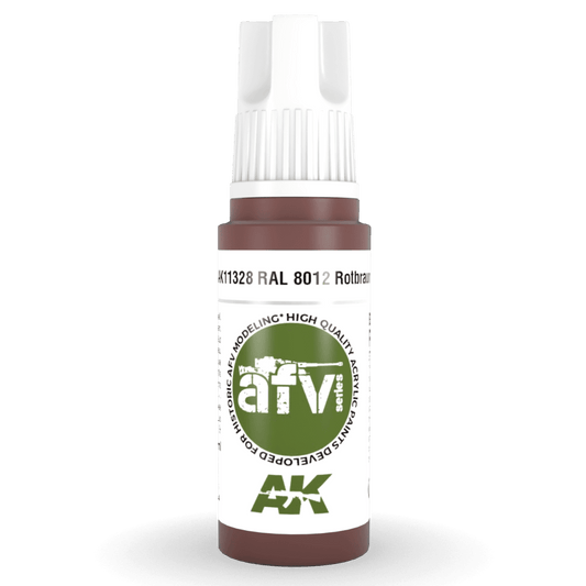 AK Interactive 3rd Gen Acrylic - RAL 8012 Rotbraun 17ml (AK11328)