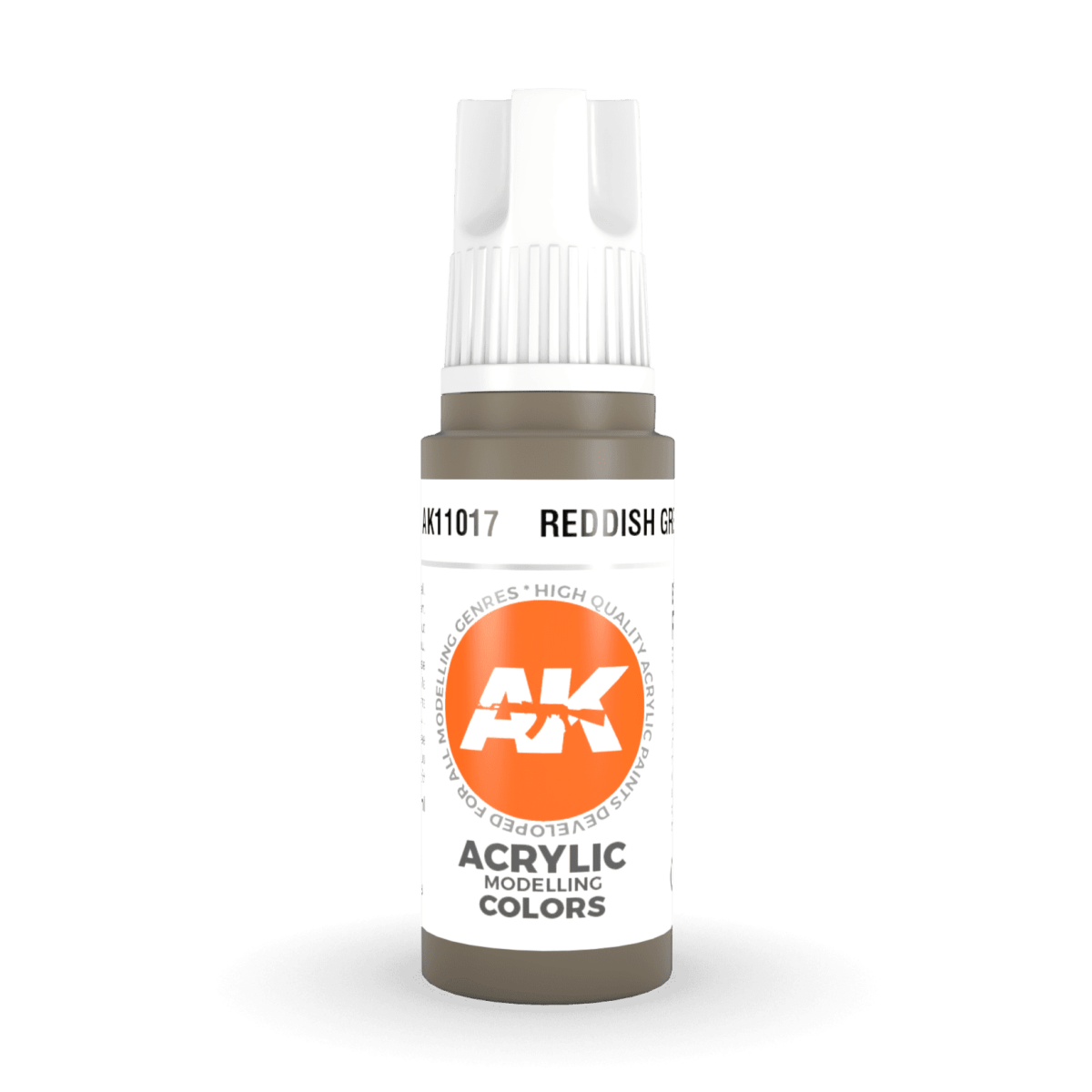 AK Interactive 3rd Gen Acrylic - Reddish Grey – Standard 17ml (AK11017)