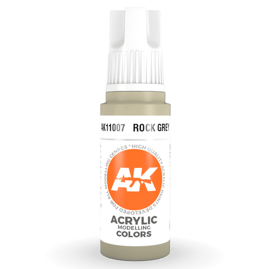 AK Interactive 3rd Gen Acrylic - Rock Grey 17ml (AK11007)