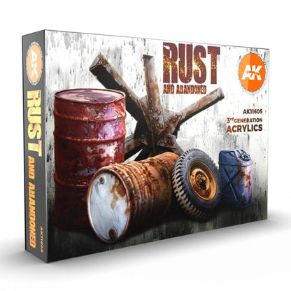 AK Interactive 3rd Gen Acrylic Rust & Abandoned Set (AK11605)