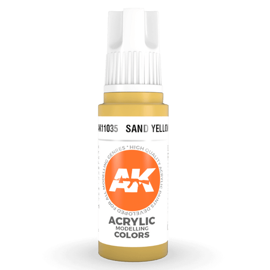 AK Interactive 3rd Gen Acrylic - Sand Yellow 17ml (AK11035)