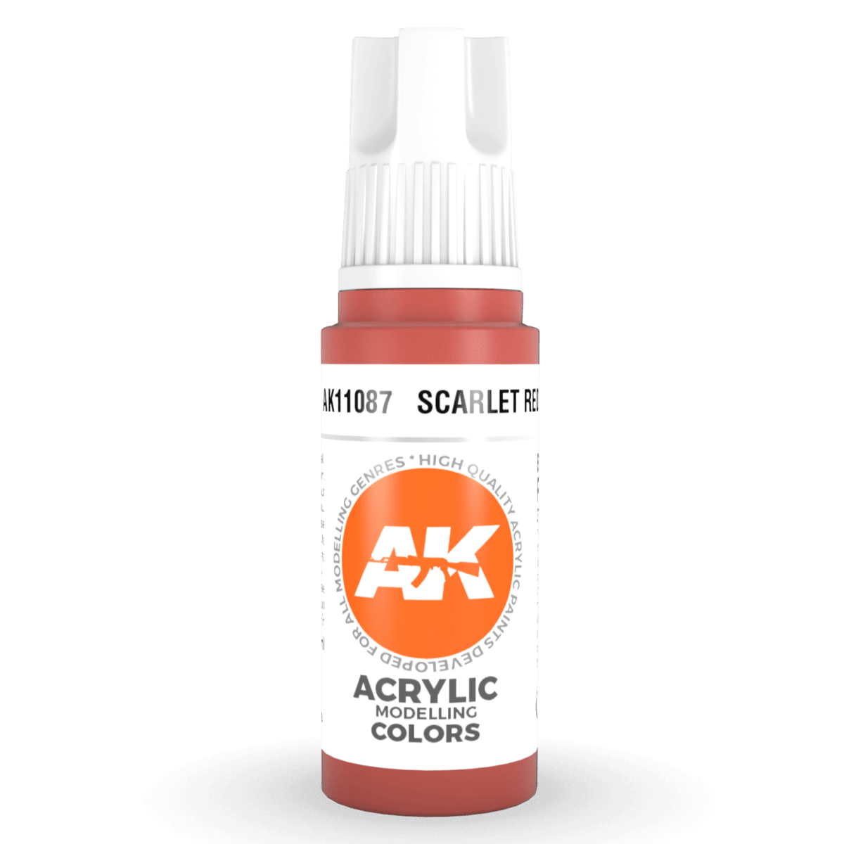 AK Interactive 3rd Gen Acrylic - Scarlet Red 17ml (AK11087)