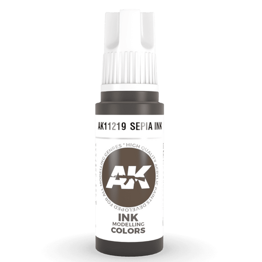 AK Interactive 3rd Gen Acrylic - Sepia INK 17ml (AK11219)