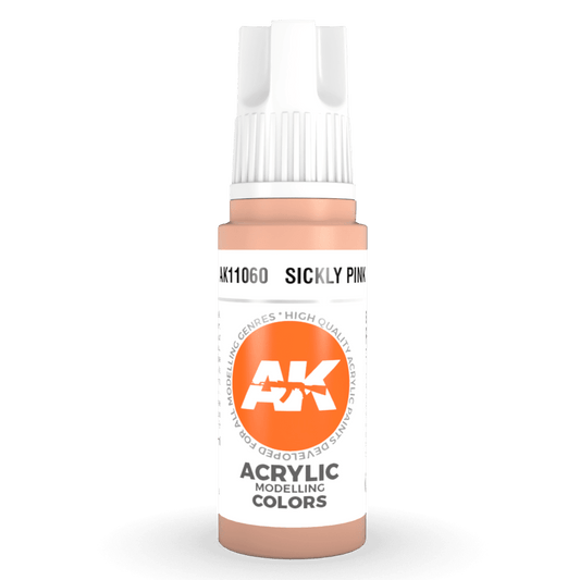AK Interactive 3rd Gen Acrylic - Sickly Pink 17ml (AK11060)