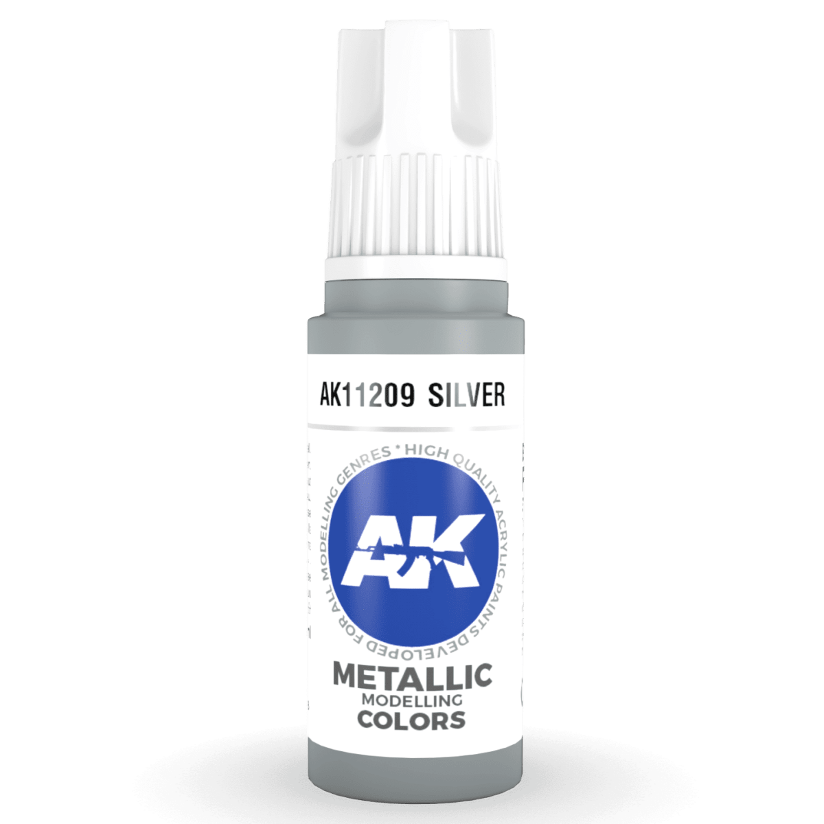 AK Interactive 3rd Gen Acrylic - Silver 17ml (AK11209)