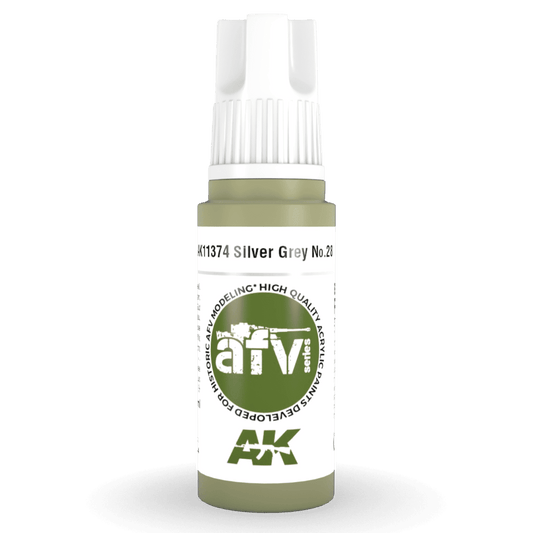 AK Interactive 3rd Gen Acrylic - Silver Grey No.28 17ml (AK11374)