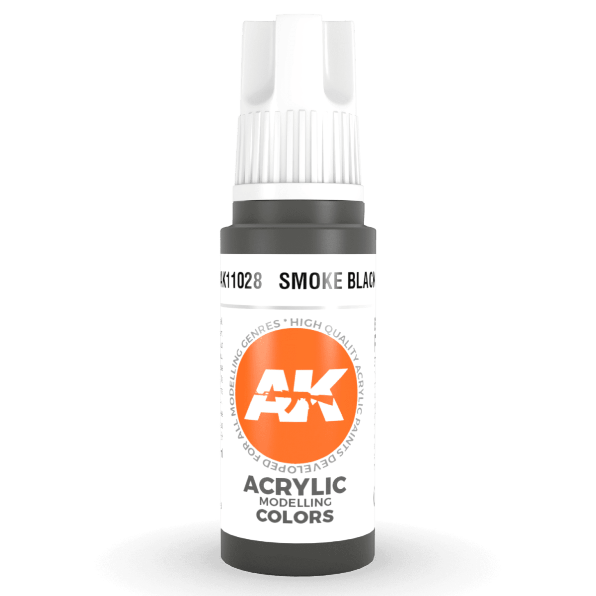 AK Interactive 3rd Gen Acrylic - Smoke Black 17ml (AK11028)