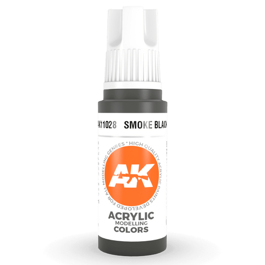 AK Interactive 3rd Gen Acrylic - Smoke Black 17ml (AK11028)