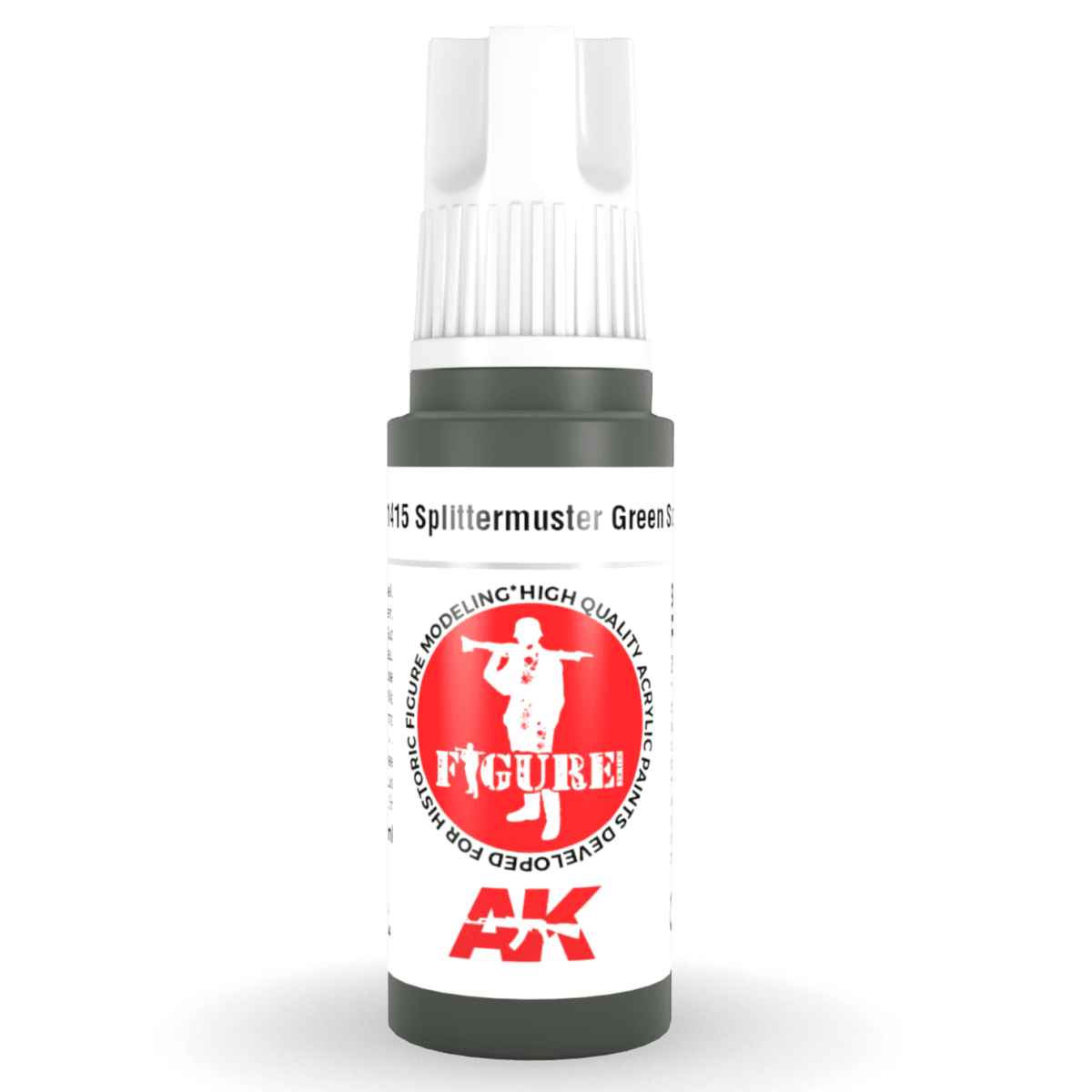 AK Interactive 3rd Gen Acrylic - Splittermuster Green Spots 17ml (AK11415)