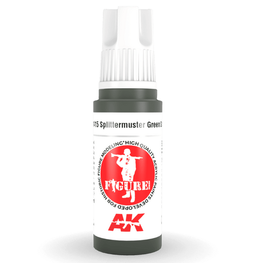 AK Interactive 3rd Gen Acrylic - Splittermuster Green Spots 17ml (AK11415)