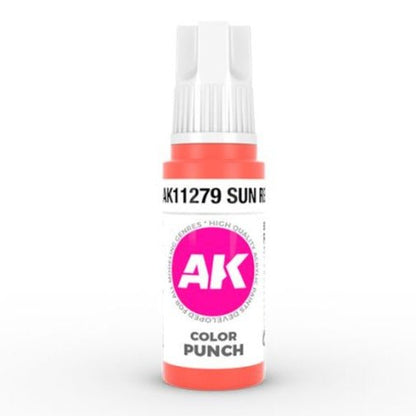 AK Interactive 3rd Gen Acrylic - Sun Red Color Punch (AK11279)