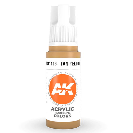 AK Interactive 3rd Gen Acrylic - Tan Yellow 17ml (AK11116)