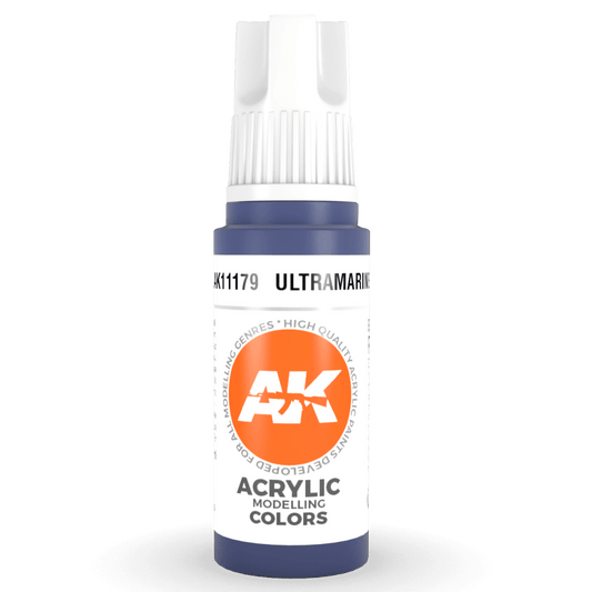 AK Interactive 3rd Gen Acrylic - Ultramarine 17ml (AK11179)
