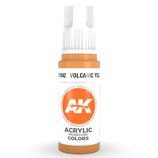 AK Interactive 3rd Gen Acrylic - Volcanic Yellow 17ml (AK11042)