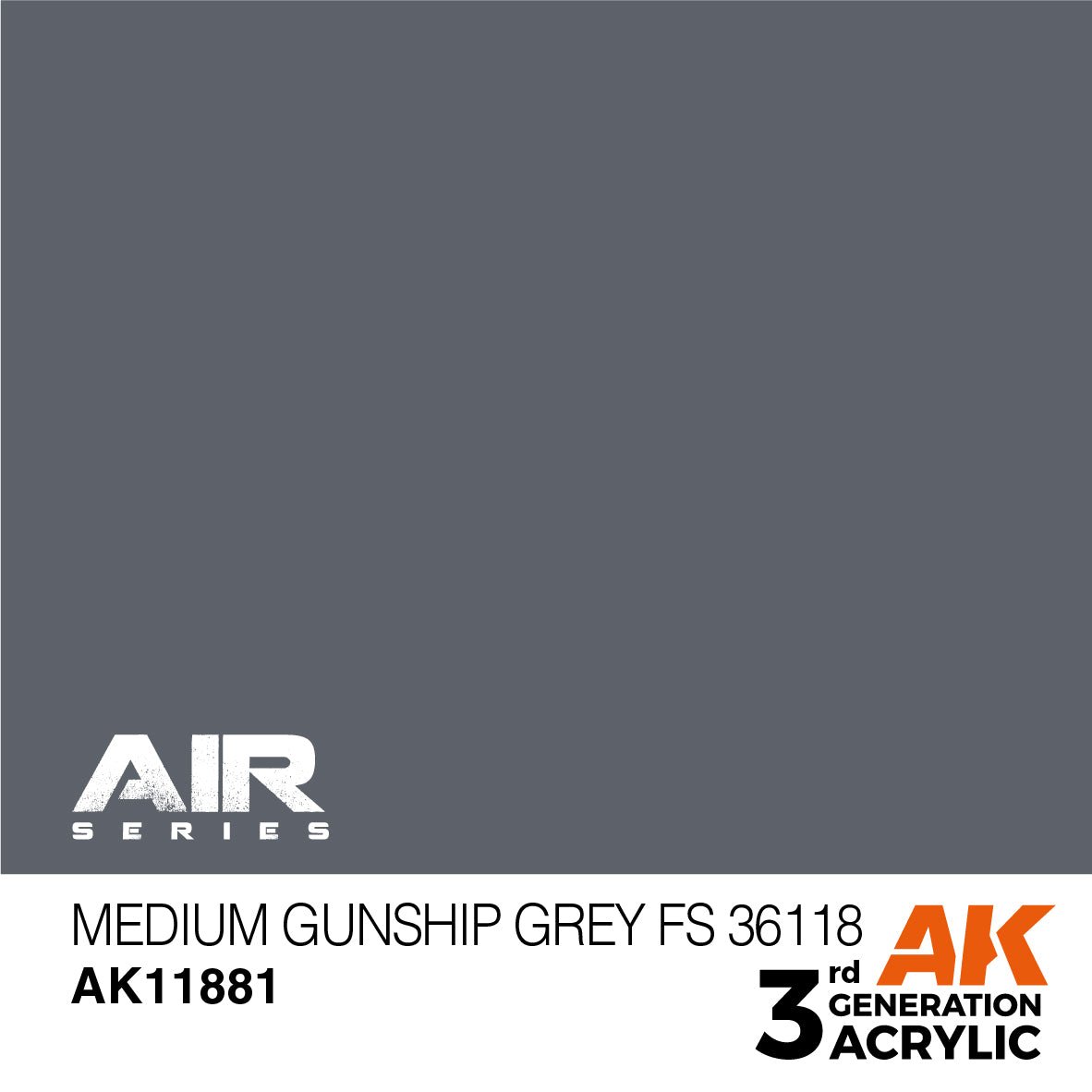 AK Interactive 3rd Gen Medium Gunship Grey FS 36118 (AK11881)
