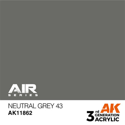 AK Interactive 3rd Gen Neutral Grey 43 (AK11862)